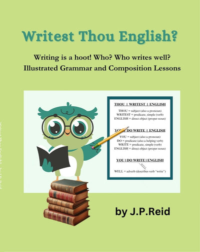 Writest Thou English? book cover by J.P. Reid